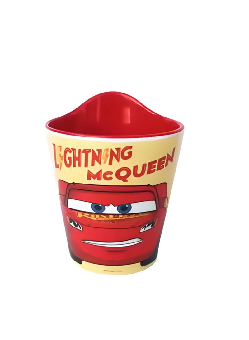 Disney Cars Lightning McQueen Kids Melamine Cup | Unbreakable Cartoon Drinking Tumbler | Milk, Water & Juice Cup for Children - Image 1